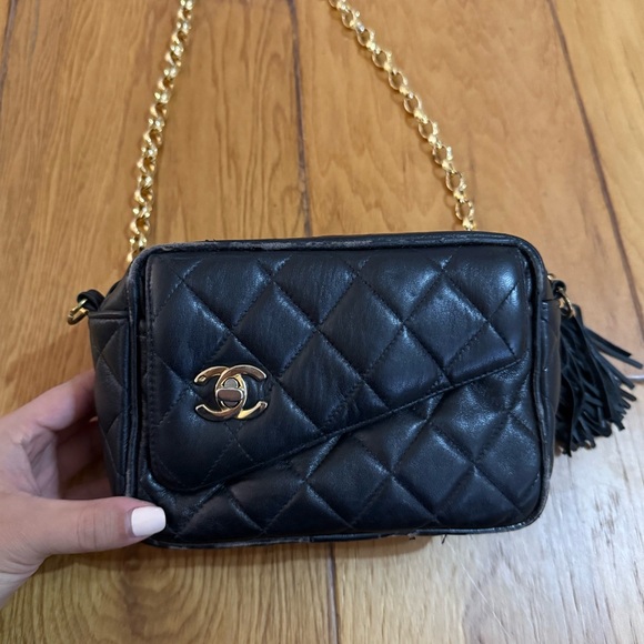 CHANEL Vintage Matelasse Tassel Bag - Picture 3 of 14